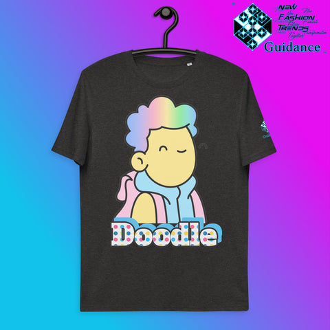 Doodle T-Shirt T-Shirts by XGuidance Dark Heather Grey 11
