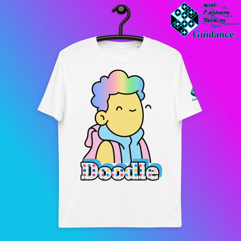 Doodle T-Shirt T-Shirts by XGuidance White 1