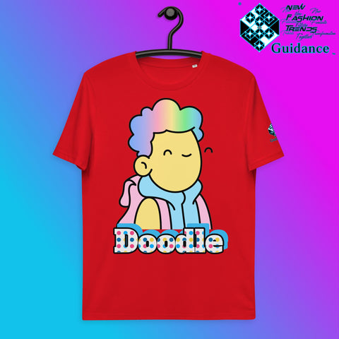 Doodle T-Shirt T-Shirts by XGuidance Red 5