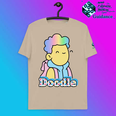Doodle T-Shirt T-Shirts by XGuidance Desert Dust 7