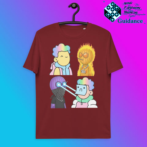 Doodles VS LoudPunx T-Shirt T-Shirts by XGuidance Burgundy 10