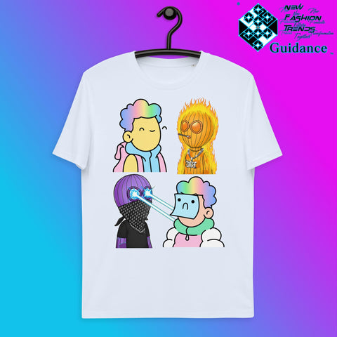 Doodles VS LoudPunx T-Shirt T-Shirts by XGuidance Serene Blue 14