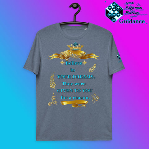 Dream Believer T-Shirt T-Shirts by XGuidance Dark Heather Blue 12