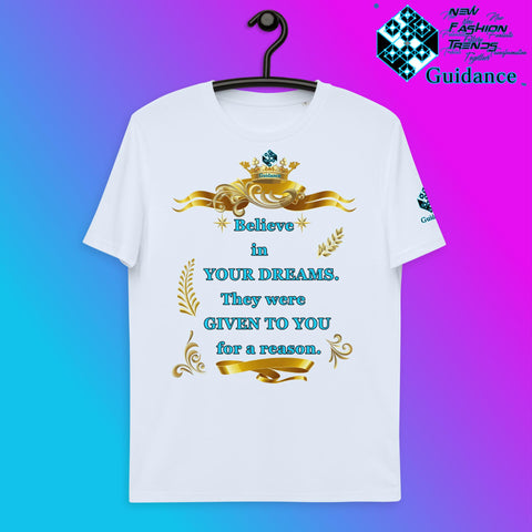 Dream Believer T-Shirt T-Shirts by XGuidance Serene Blue 15
