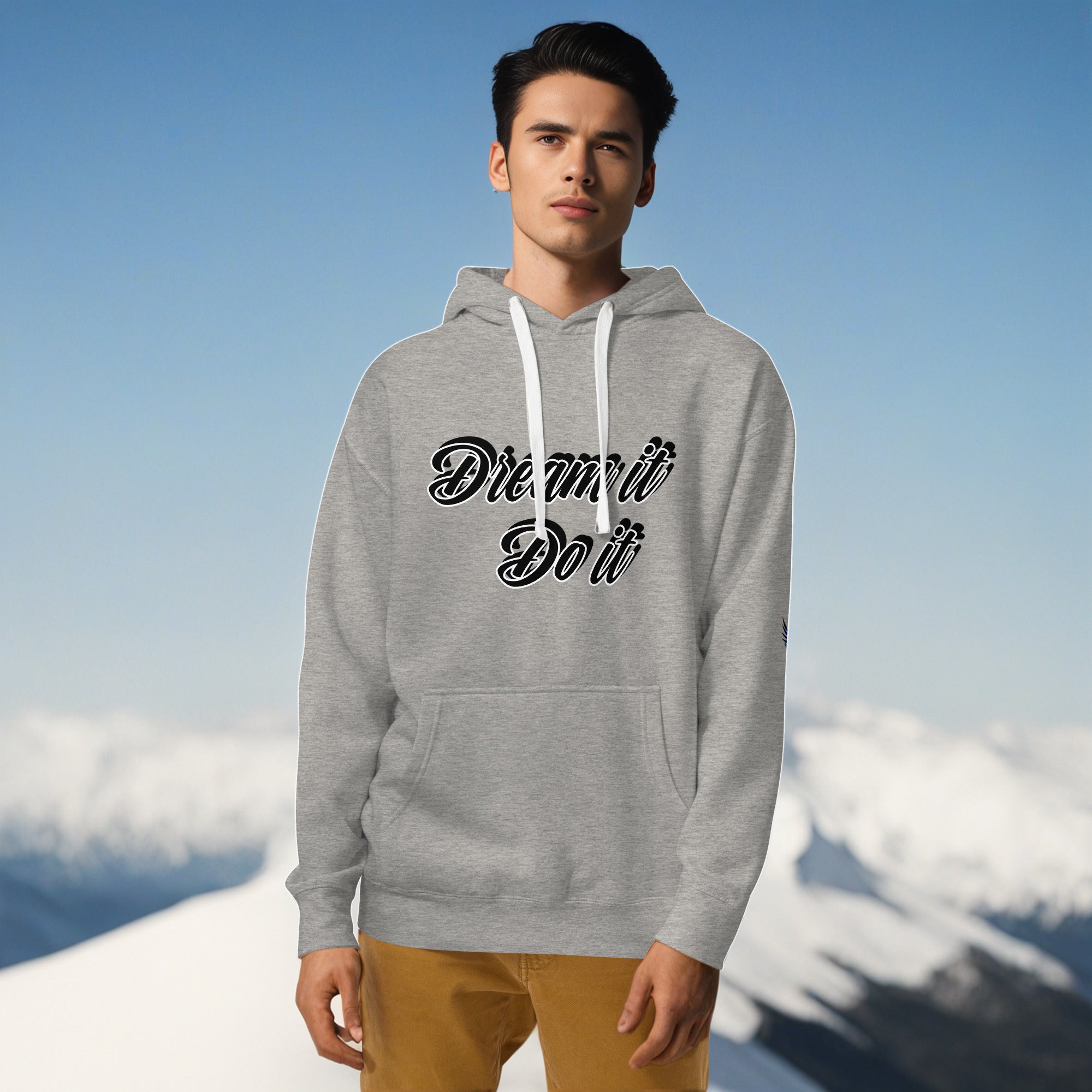 Dream It. Do It. Hoodie – Casual Comfort with Purpose by XGuidance Carbon Grey 12