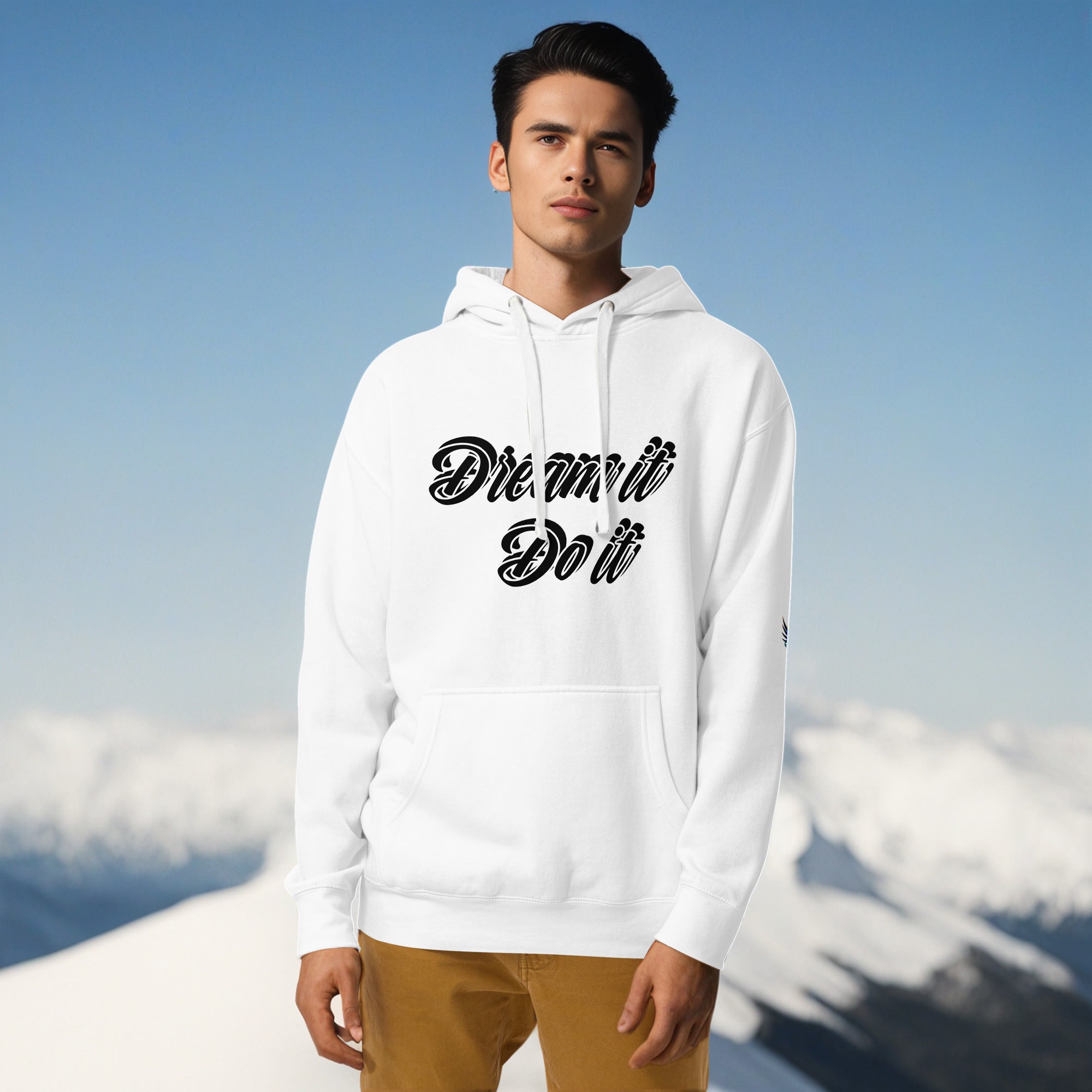 Dream It. Do It. Hoodie – Casual Comfort with Purpose by XGuidance White 15