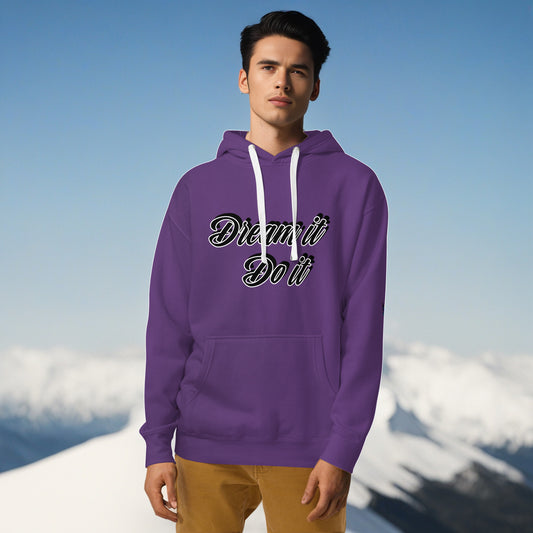 Dream It. Do It. Hoodie – Casual Comfort with Purpose by XGuidance Purple 1