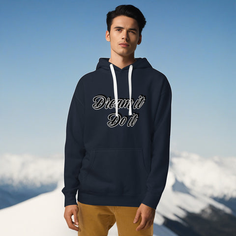 Dream It. Do It. Hoodie – Casual Comfort with Purpose by XGuidance Navy Blazer 3