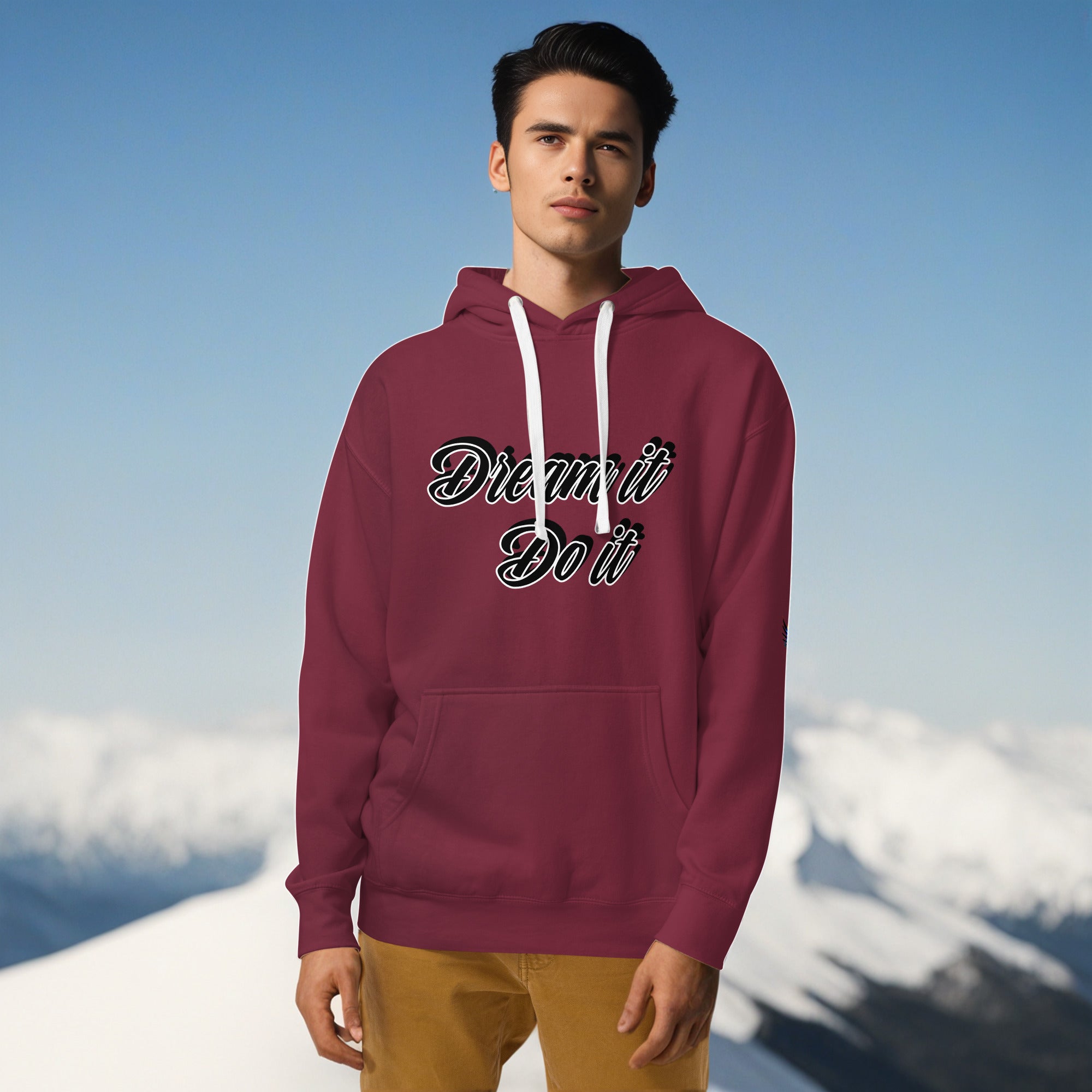 Dream It. Do It. Hoodie – Casual Comfort with Purpose by XGuidance Maroon 4