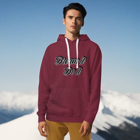Dream It. Do It. Hoodie – Casual Comfort with Purpose by XGuidance Maroon 4