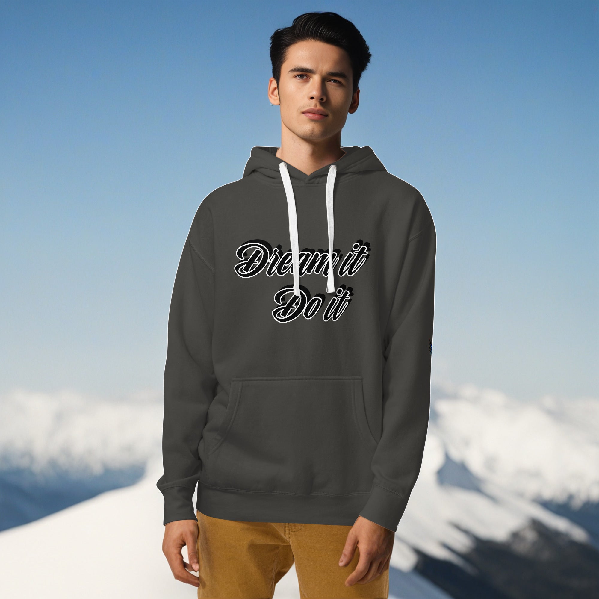 Dream It. Do It. Hoodie – Casual Comfort with Purpose by XGuidance Vintage Black 6