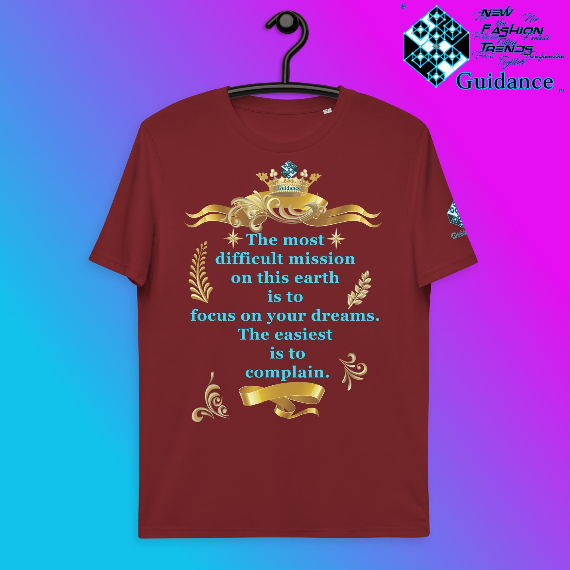 Dreams Focus T-Shirt T-Shirts by XGuidance Burgundy 10