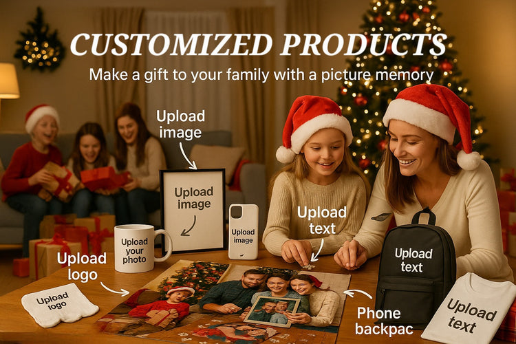 Family gifts christmas customized gifts photo uploade