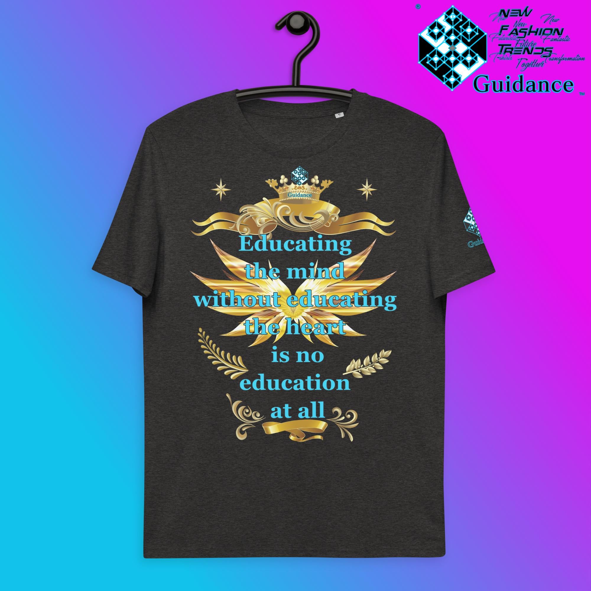 Educations T-Shirt T-Shirts by XGuidance Dark Heather Grey 11