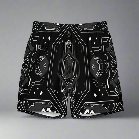 Electro-Future Swim Trunks – Tech Circuit Glow Style by XGuidance 2XS 1