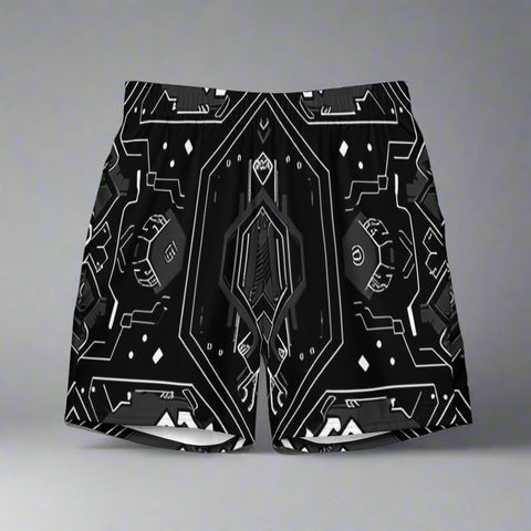 Electro-Future Swim Trunks – Tech Circuit Glow Style by XGuidance 2XS 1