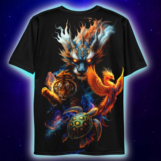 Elemental Guardians T-Shirt, Cosmic Festival T-Shirts by XGuidance XS 2