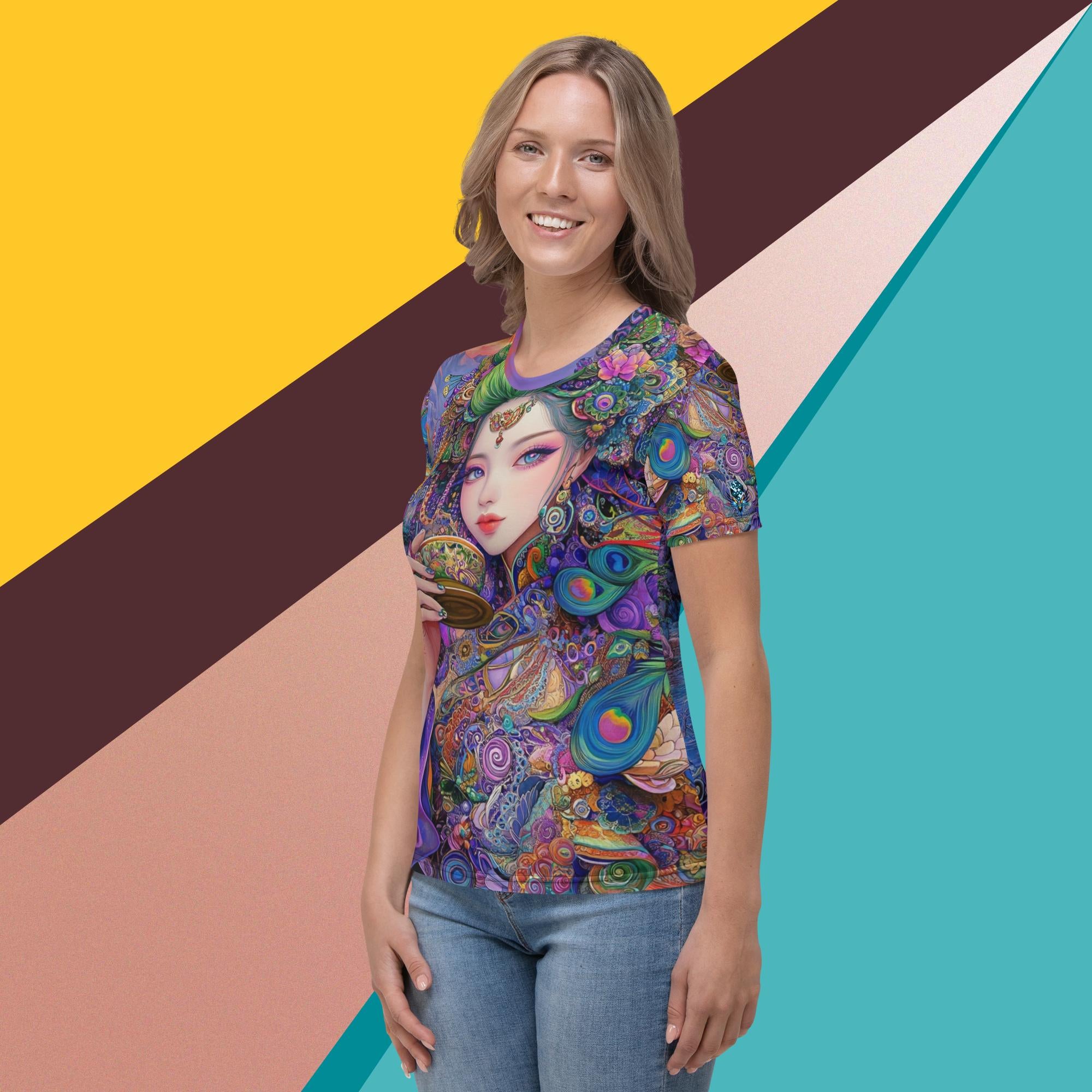 Enchanted Elegance Tee – Bold Artistic Pattern for Unique Style by XGuidance XS 3