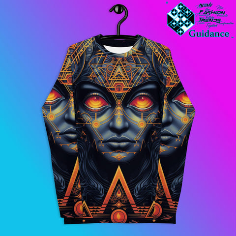 Enchantress Vista Psychedelic Long Sleeve Rash Guard by XGuidance XS 1