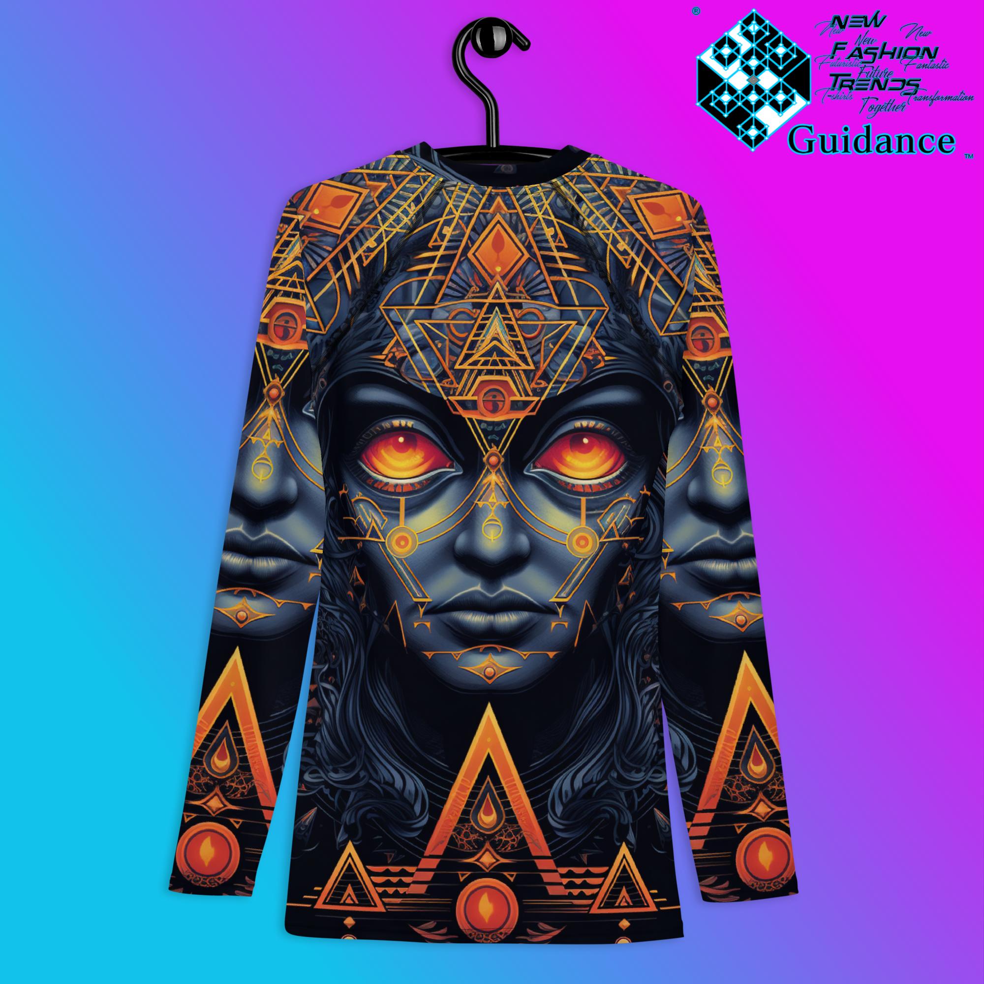 Enchantress Vista Psychedelic Long Sleeve Rash Guard by XGuidance XS 2