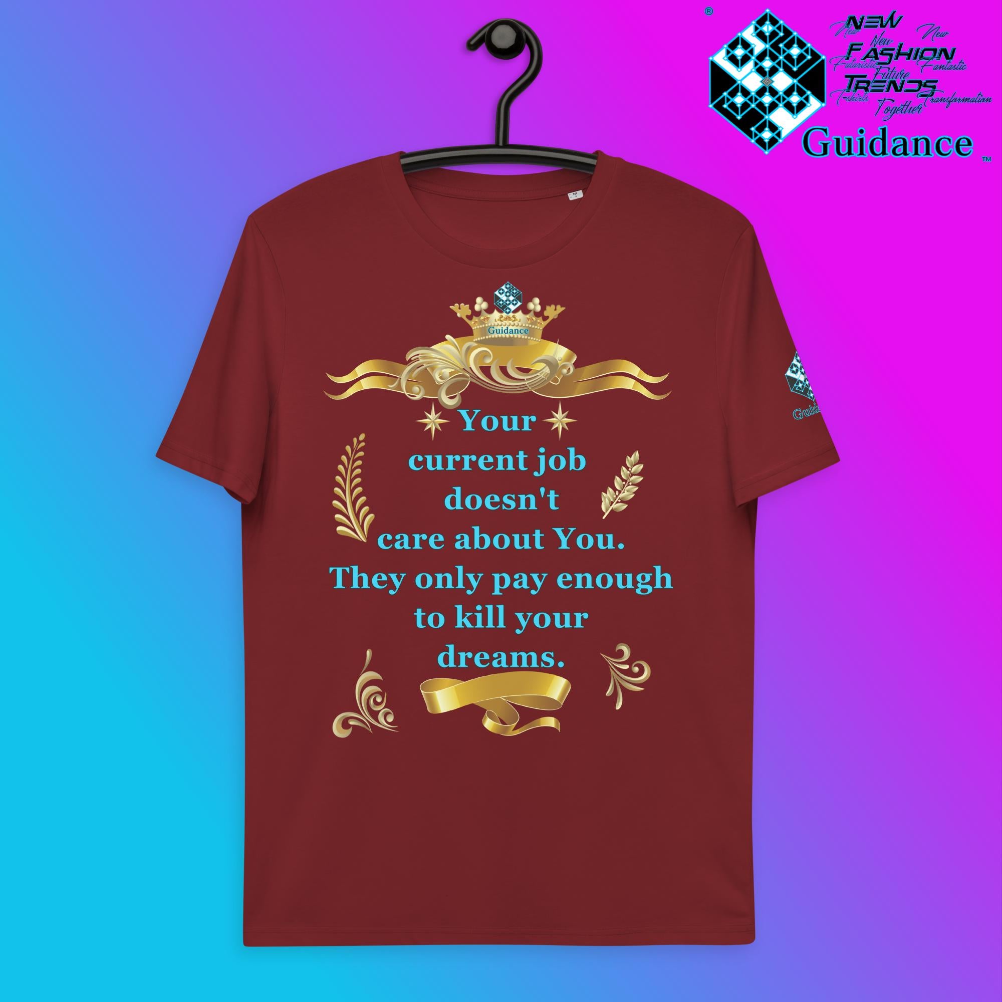 Encourages Self-Reflection T-Shirt T-Shirts by XGuidance Burgundy 10