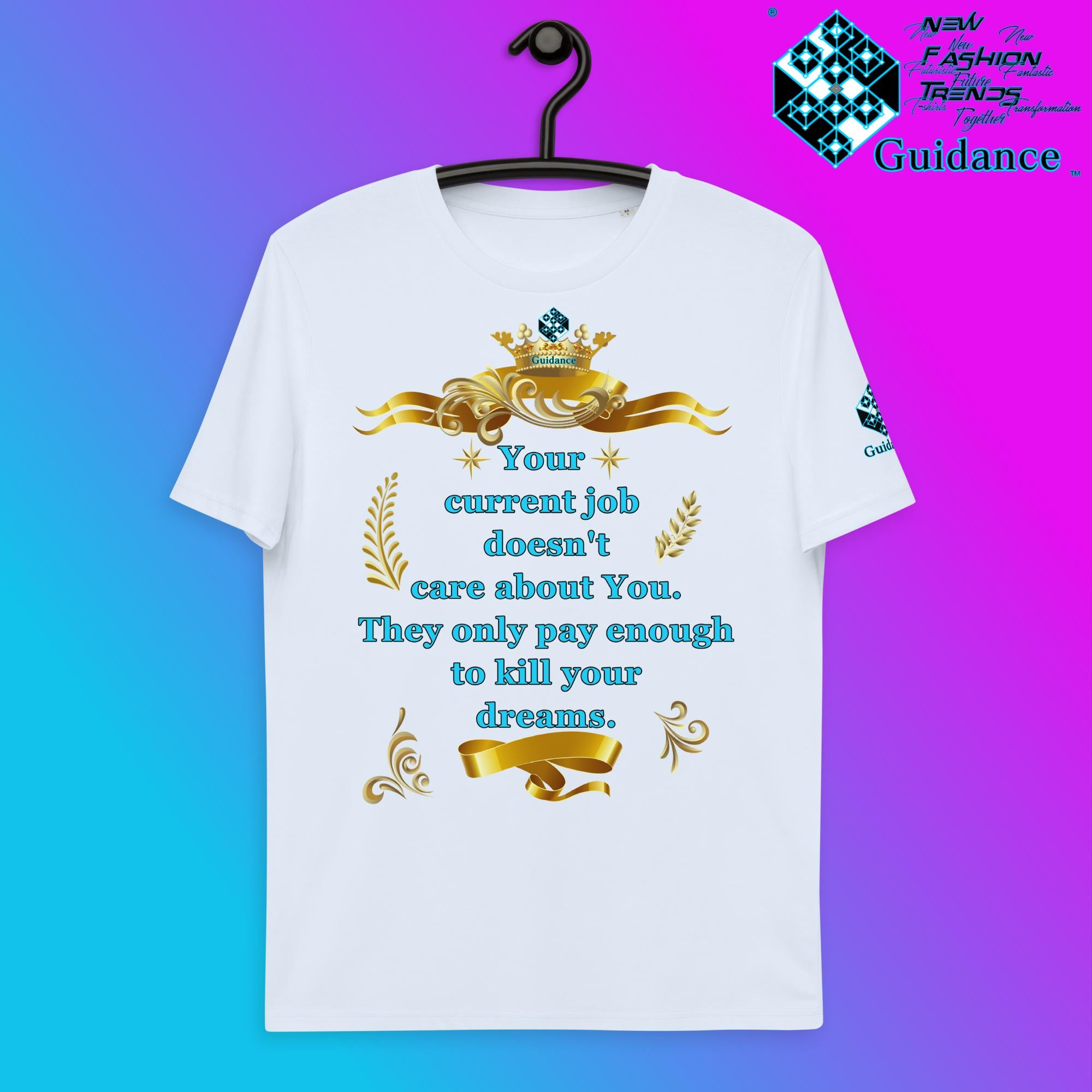 Encourages Self-Reflection T-Shirt T-Shirts by XGuidance Serene Blue 15