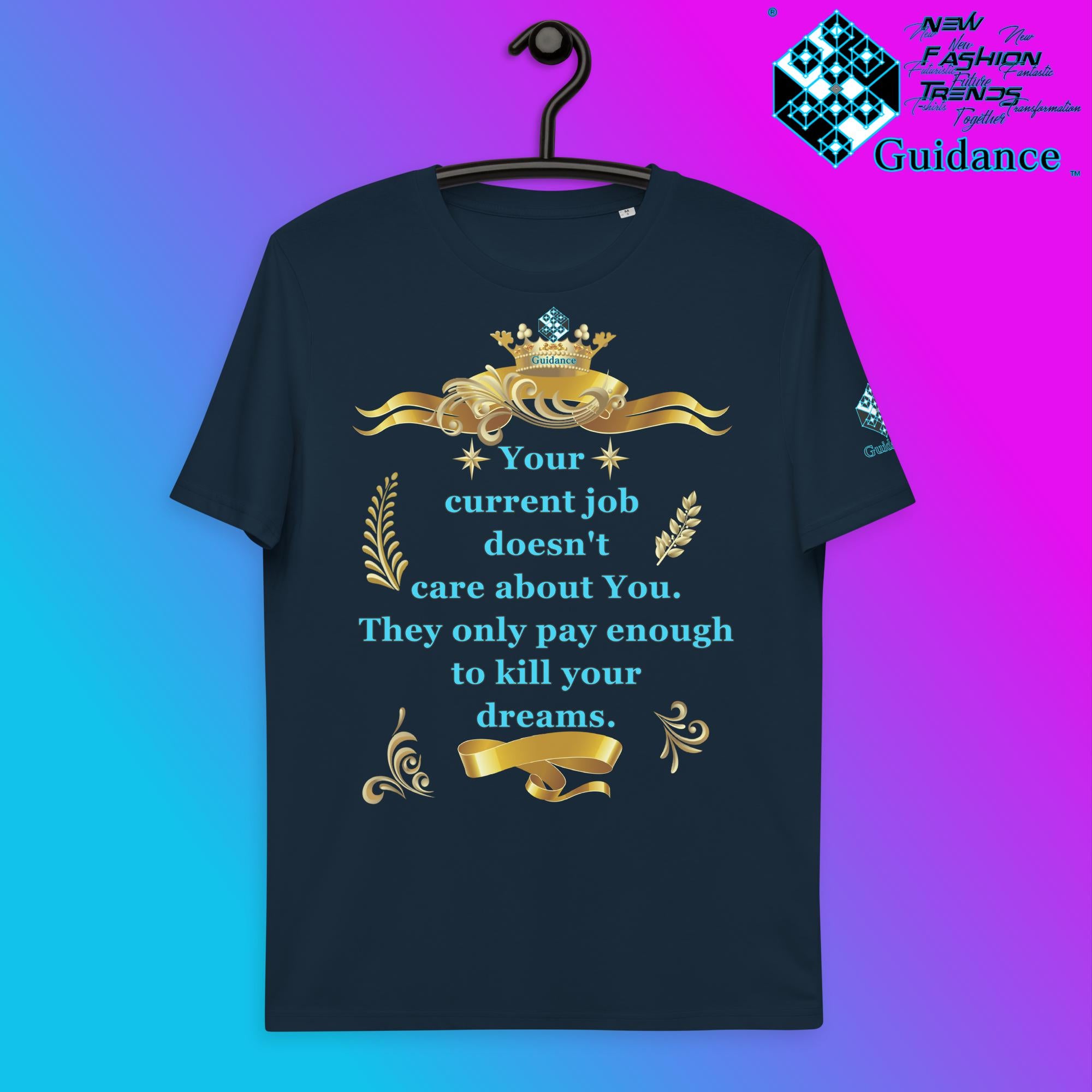 Encourages Self-Reflection T-Shirt T-Shirts by XGuidance French Navy 3