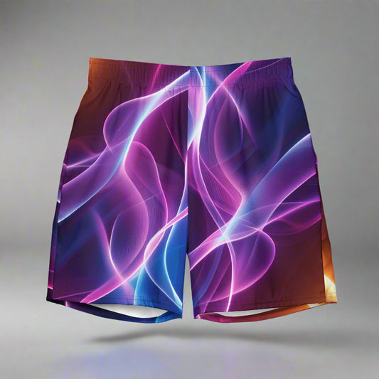Energetic Form Swim Trunks – Neon Flow Lightning Art by XGuidance 2XS 1