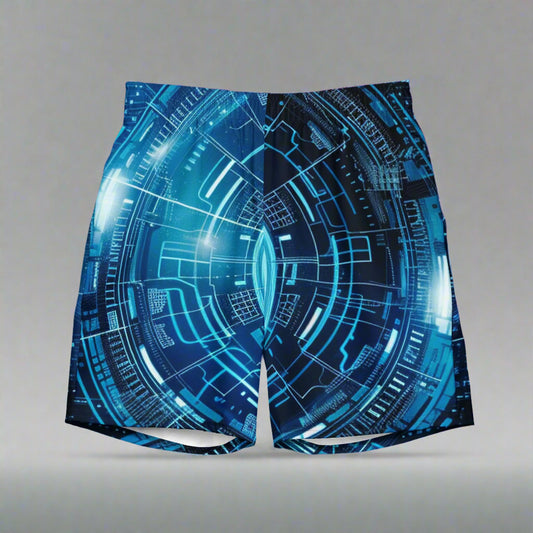 Energetic Formations Swim Trunks – Tech Grid Flow by XGuidance 2XS 1