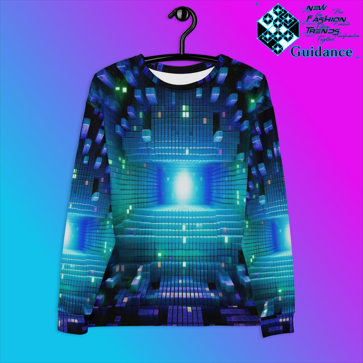 Energetic Nexus Sweatshirt – Radiate with Cosmic Power by XGuidance XS 1