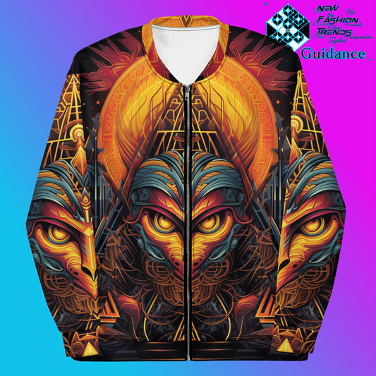 EnerGuard Bomber Jacket Retro Festival Style by XGuidance XS 1