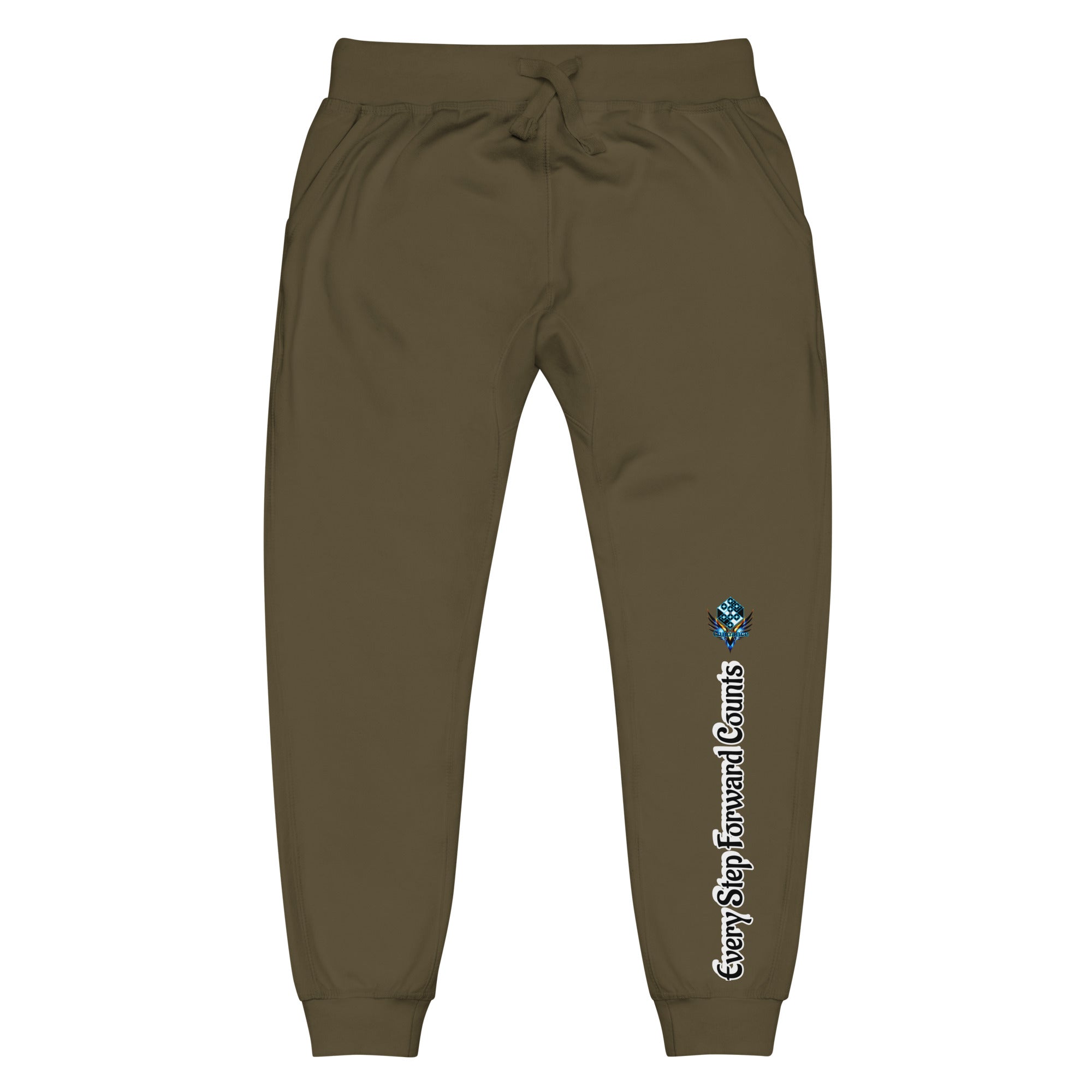 Energy Frequency Joggers – Spiritual Design Black Pants by XGuidance Military Green 17