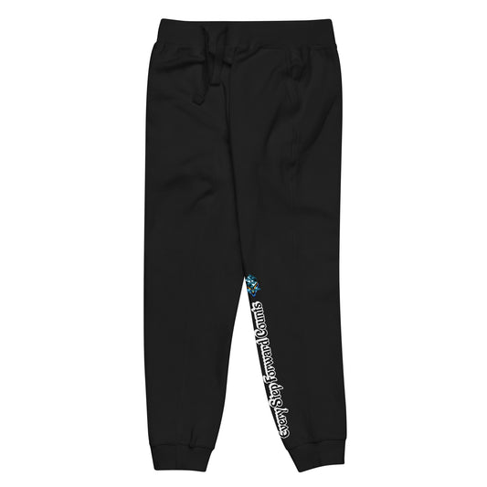 Energy Frequency Joggers – Spiritual Design Black Pants by XGuidance Black 2