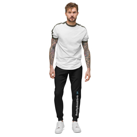 Energy Frequency Joggers – Spiritual Design Black Pants by XGuidance Black 33