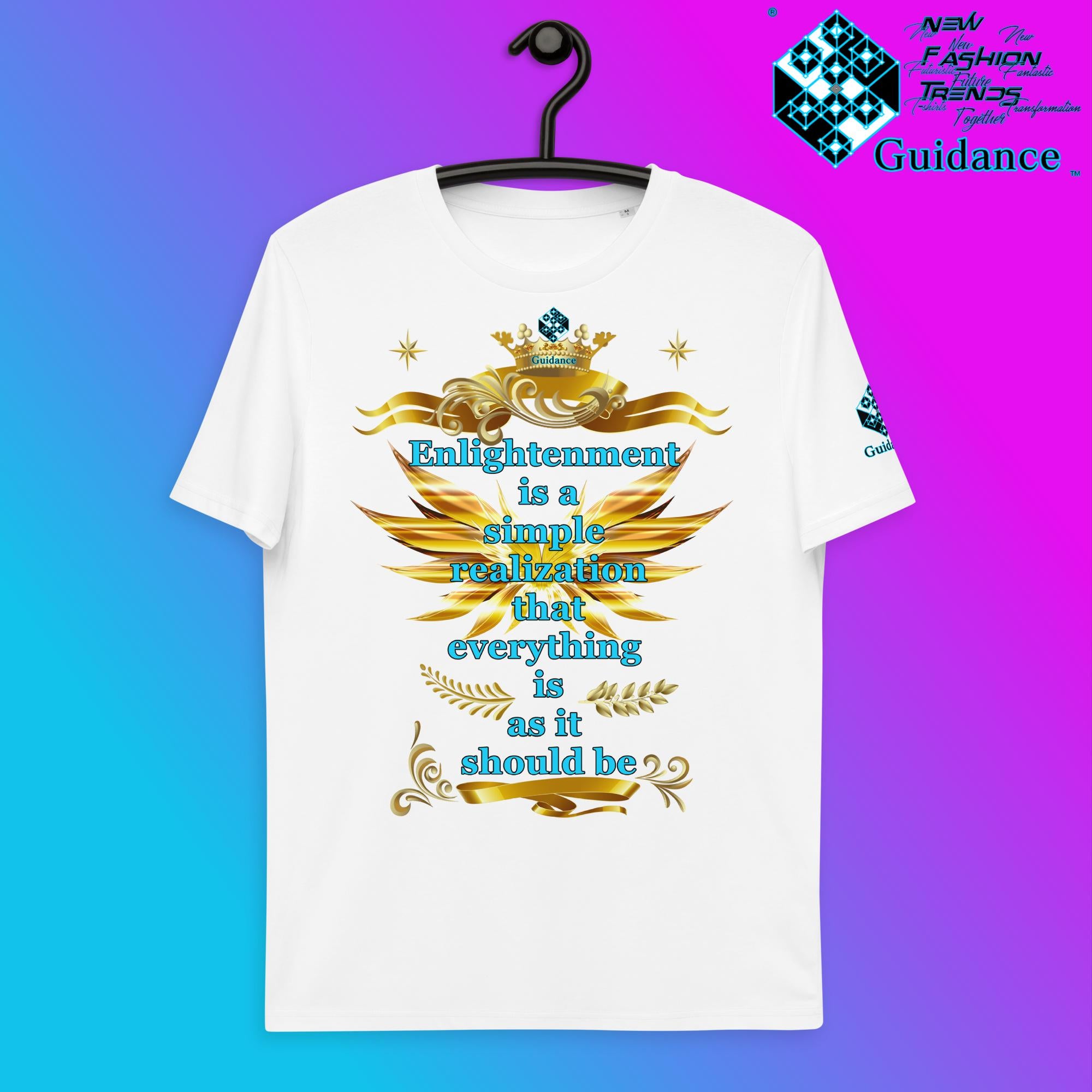 Enlightenment T-Shirt T-Shirts by XGuidance White 1