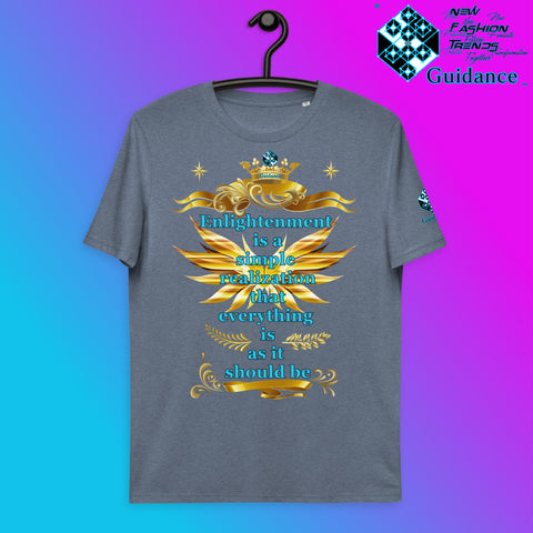 Enlightenment T-Shirt T-Shirts by XGuidance Dark Heather Blue 12