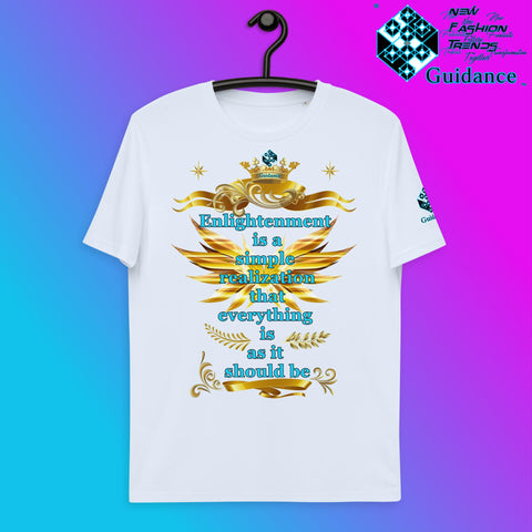 Enlightenment T-Shirt T-Shirts by XGuidance Serene Blue 15