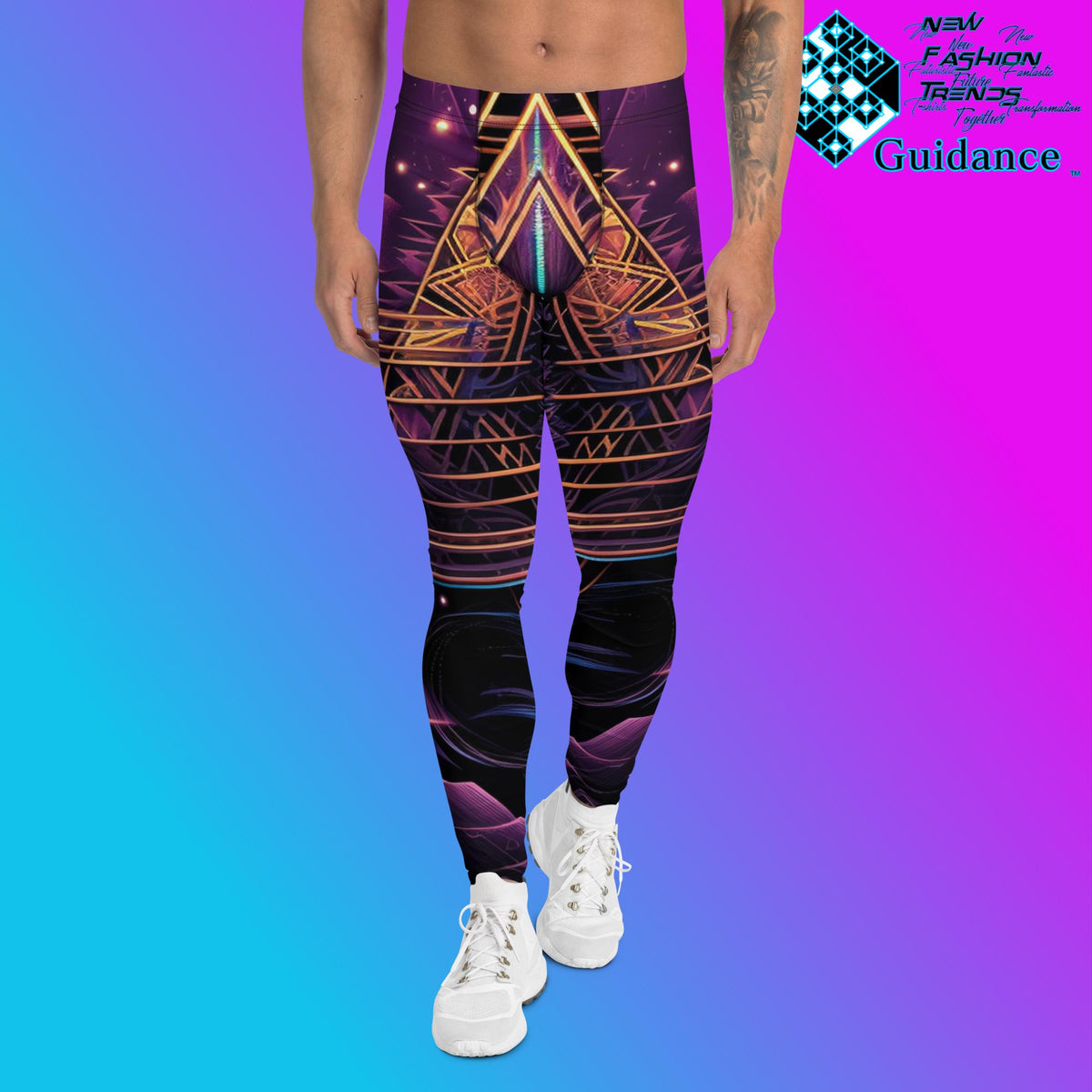 Ephemeral Opulence Leggings Luxury Streetwear by XGuidance XS 1