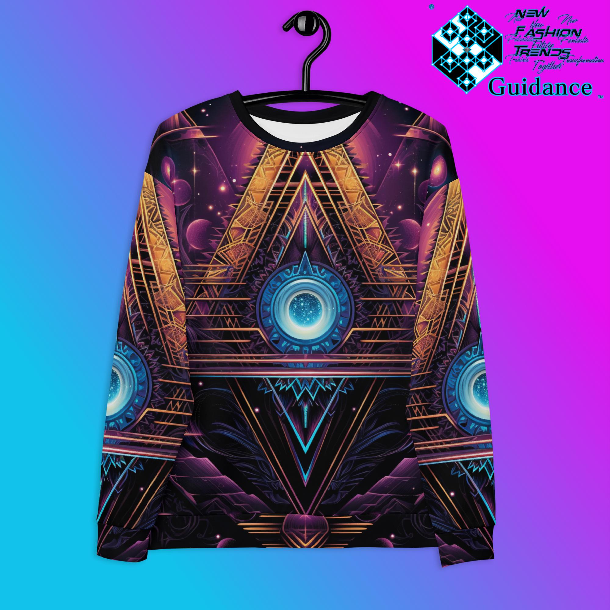 Ephemeral Opulence Sweatshirt – Psychedelic Festival Wear by XGuidance XS 1