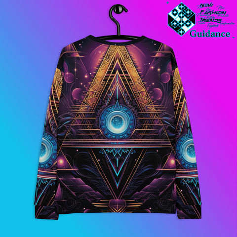 Ephemeral Opulence Sweatshirt – Psychedelic Festival Wear by XGuidance XS 2
