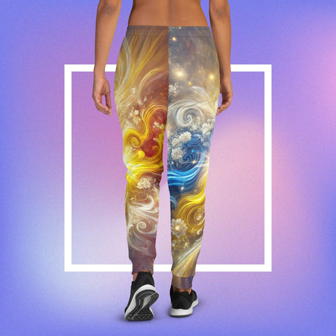 Eternal Romania Joggers – Patriotic Cosmic Sweatpants with Flag Colors by XGuidance XS 2