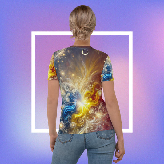 Eternal Romania Tee – Patriotic Cosmic Tricolor T-Shirt by XGuidance XS 2
