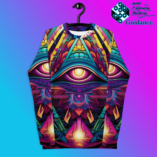 Eternal Threads Psychedelic Long Sleeve Rash Guard by XGuidance XS 1