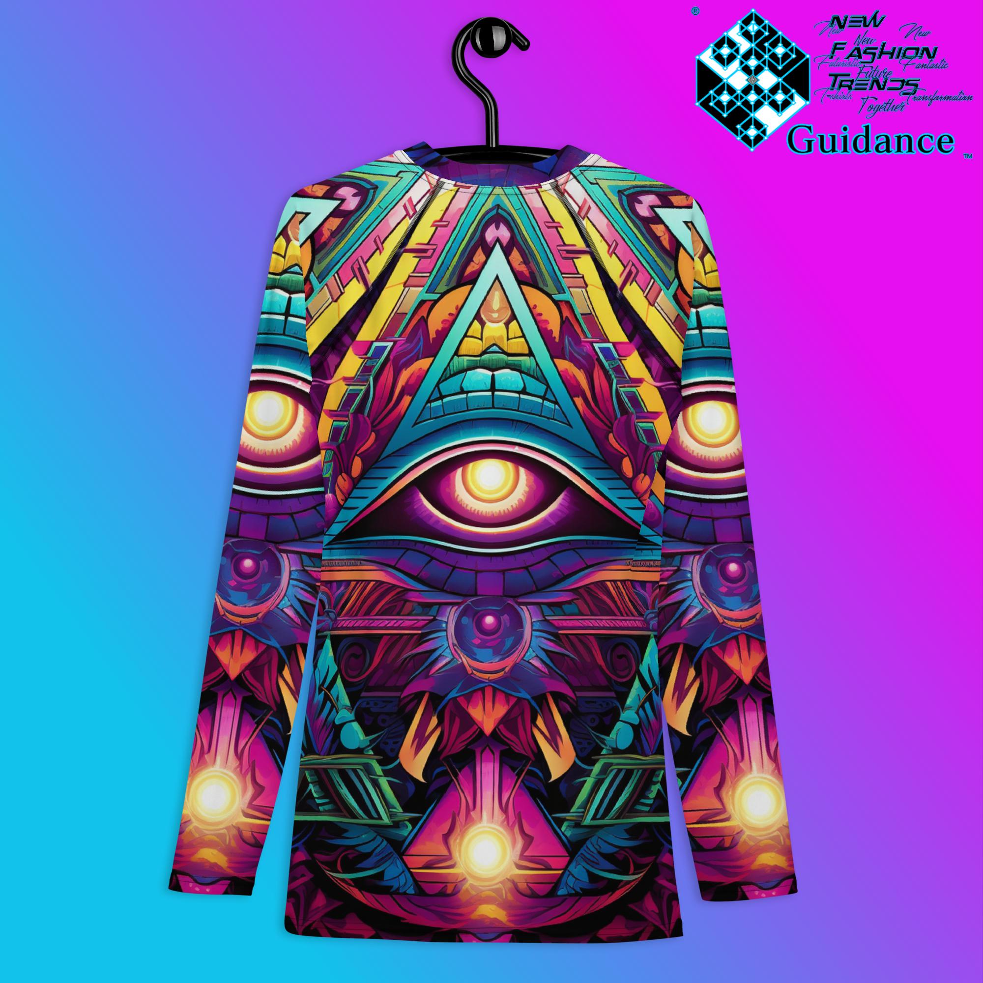 Eternal Threads Psychedelic Long Sleeve Rash Guard by XGuidance XS 2
