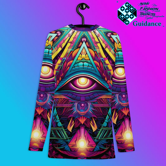 Eternal Threads Psychedelic Long Sleeve Rash Guard by XGuidance XS 2