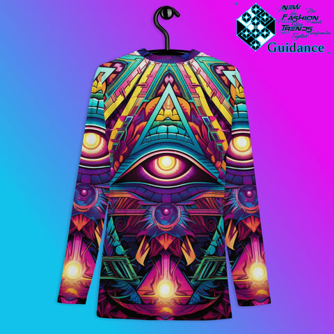 Eternal Threads Psychedelic Long Sleeve Rash Guard by XGuidance XS 2