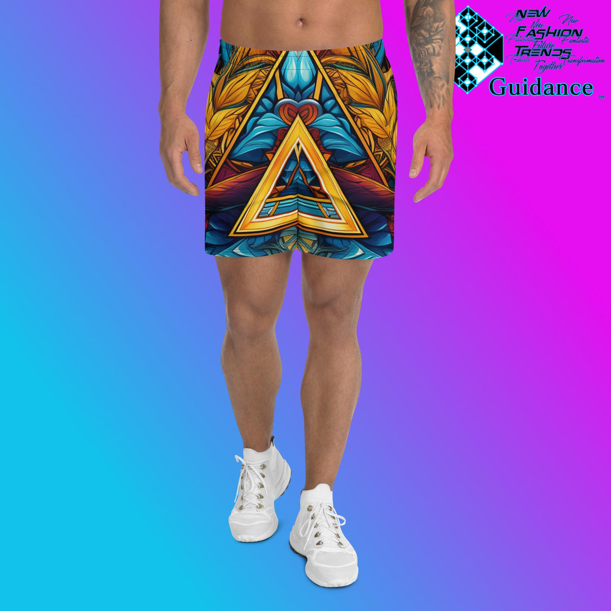 Eternity Sacred Geometric Festival Boardshorts by XGuidance 2XS 1