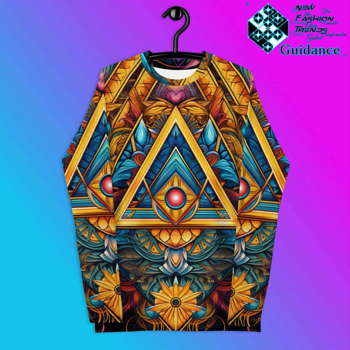 Eternity Sacred Psychedelic Long Sleeve Rash Guard by XGuidance XS 1