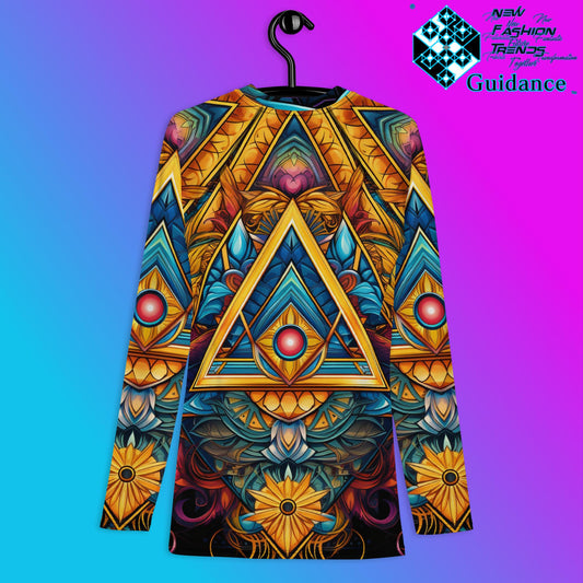 Eternity Sacred Psychedelic Long Sleeve Rash Guard by XGuidance XS 2