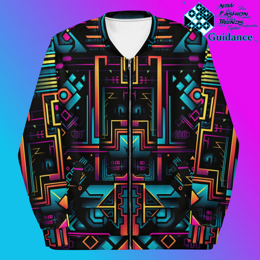 Ethereal Circuitry Bomber Jackets Bomber Jackets by XGuidance XS 1